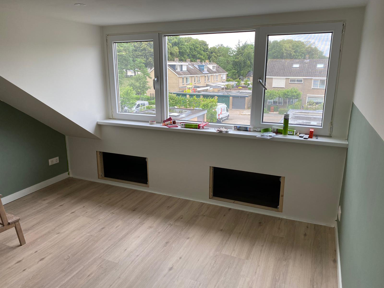 Stucwerk zolder Klundert