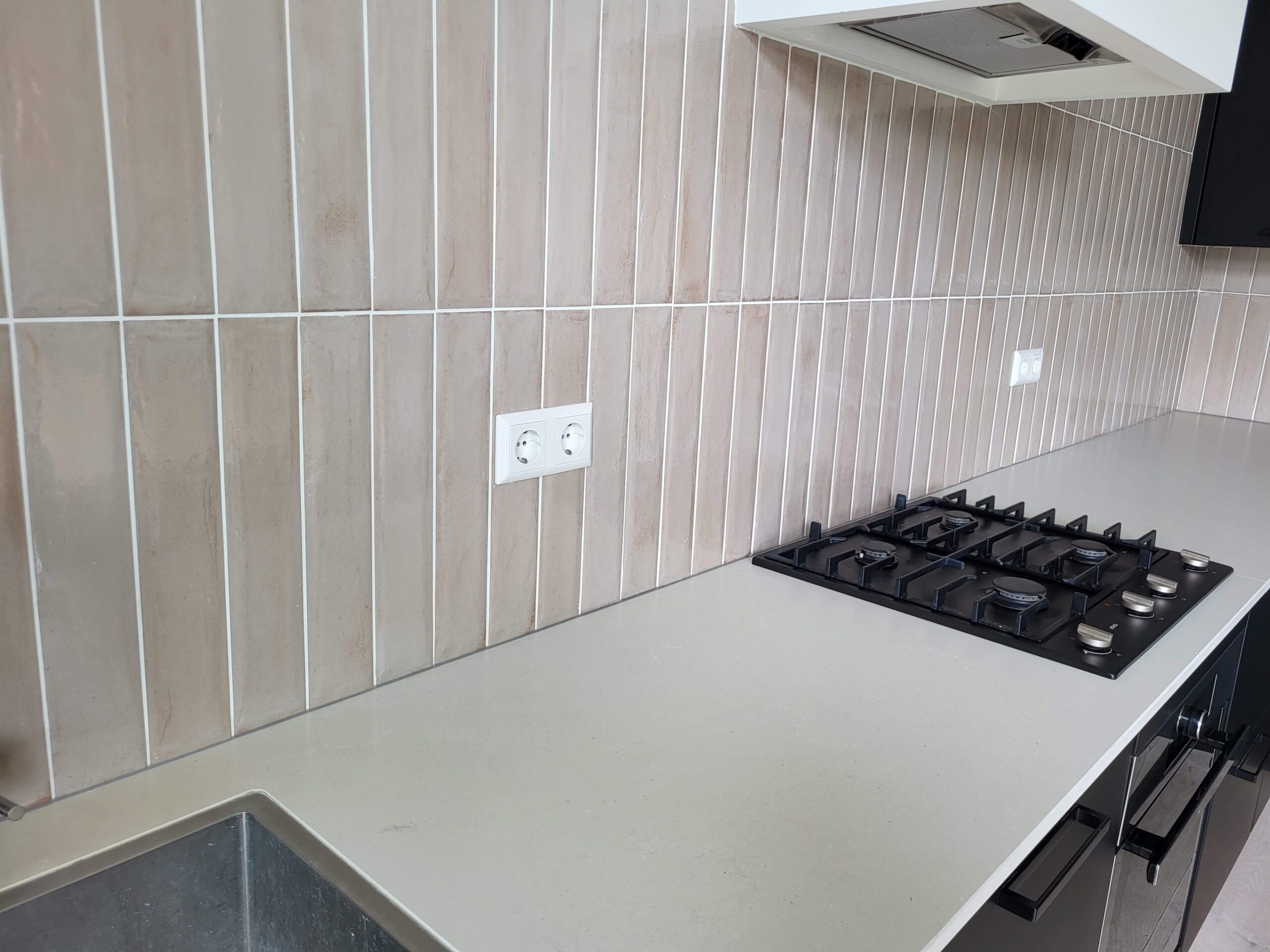 Tegelwerk keukenwand Breda